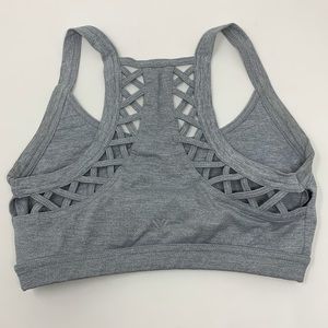 Forever 21 Grey Strapped Sports Bra